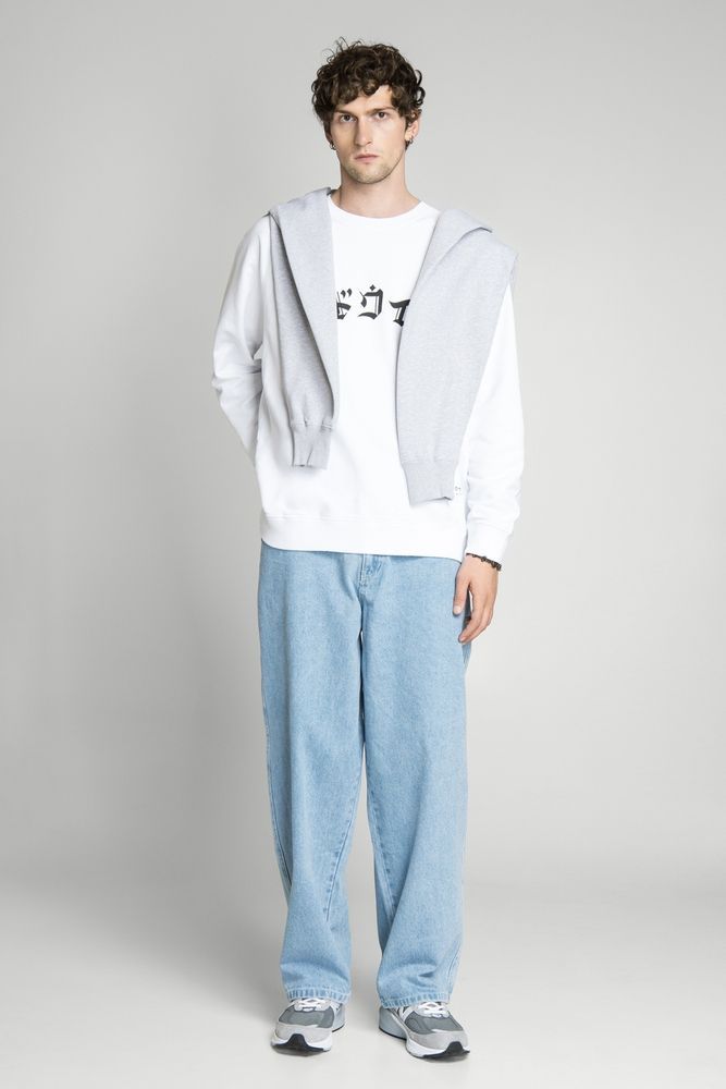 Світшот High Life Low Levels garment washed