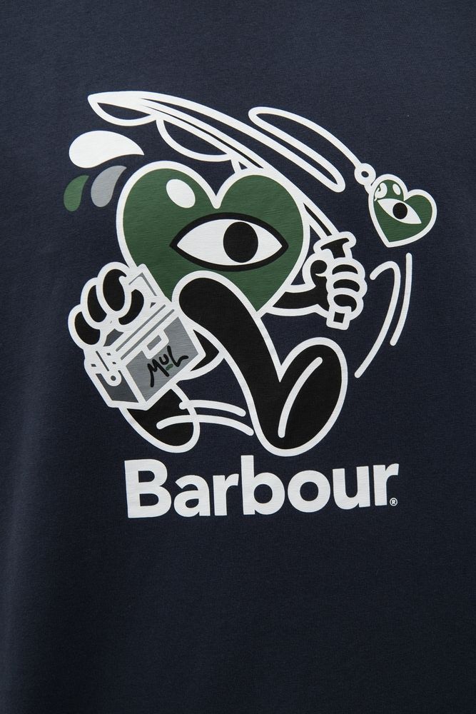 BARBOUR X MUL Футболка GONE FISHING