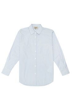 Рубашка STRIPED COTTON POPLIN BOYFRIEND