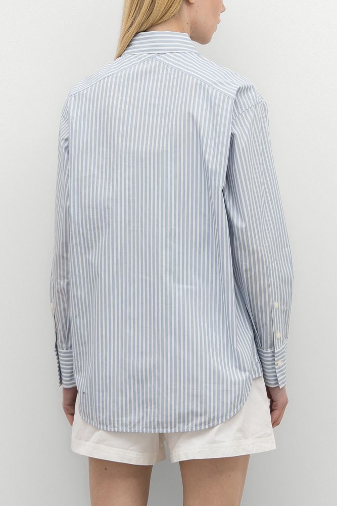 Рубашка STRIPED COTTON POPLIN BOYFRIEND