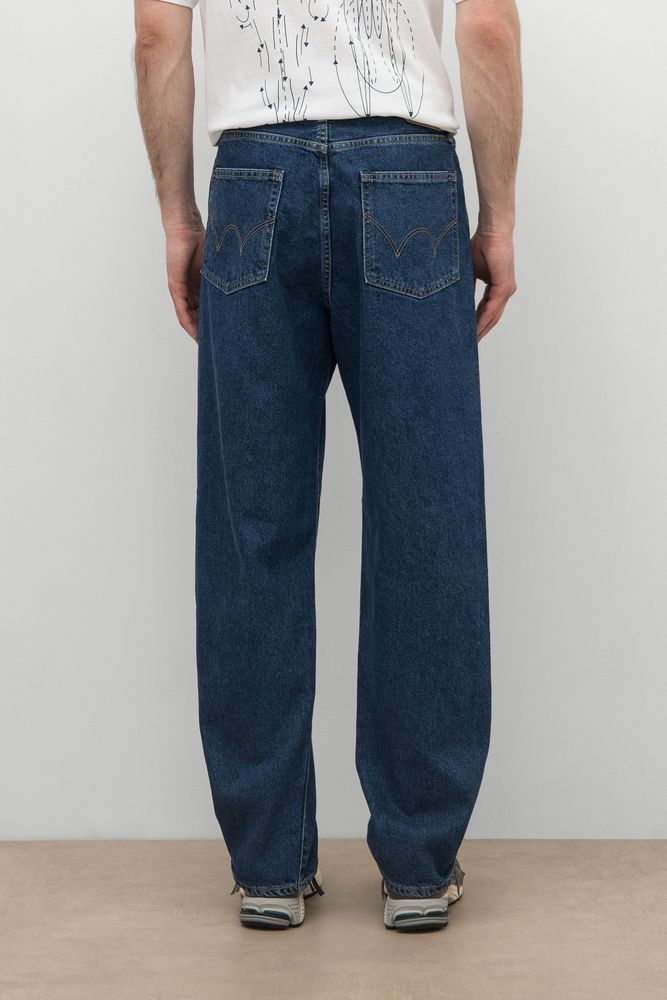 Джинсы Loose Fit Kaihara Pure Indigo Openend Denim 12.5oz