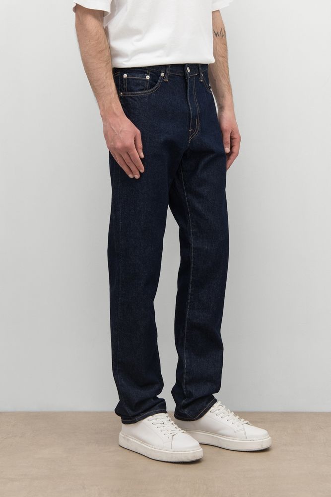 Джинсы Straight Kaihara Pure Indigo Blue Rinsed 12.5oz