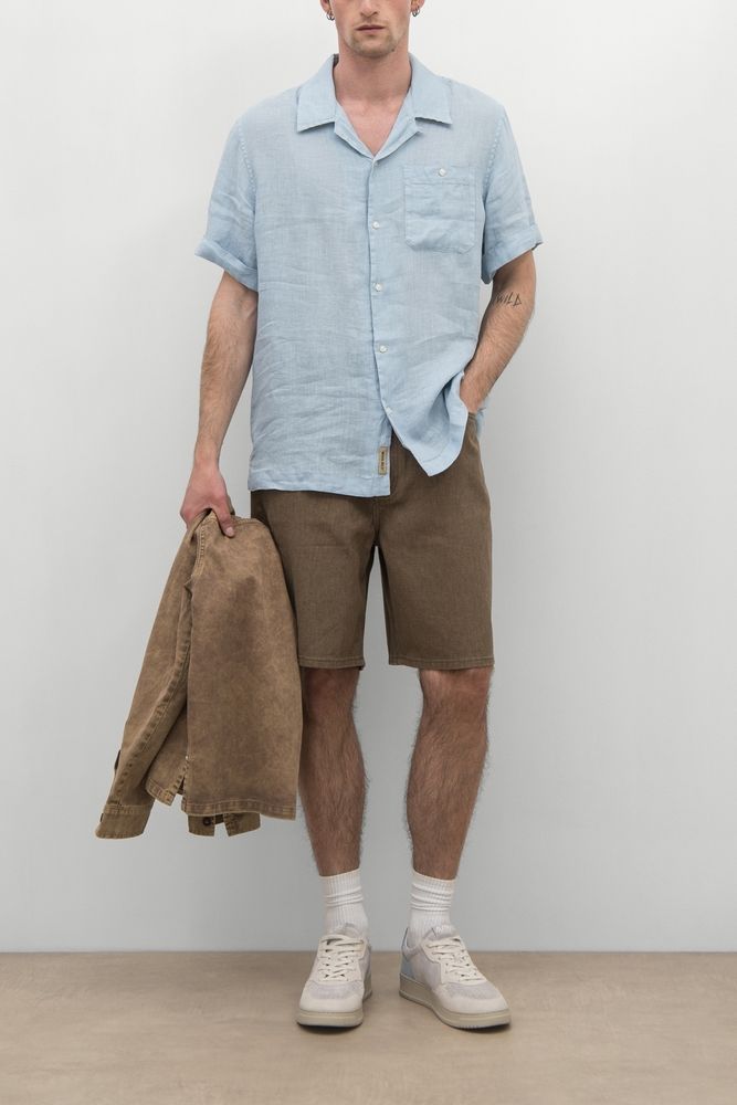 Рубашка с коротким рукавом S/S LINEN