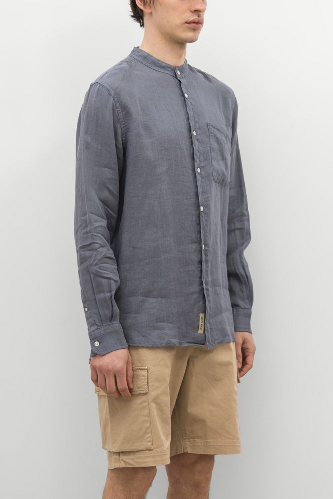 Рубашка BAND COLLAR LINEN