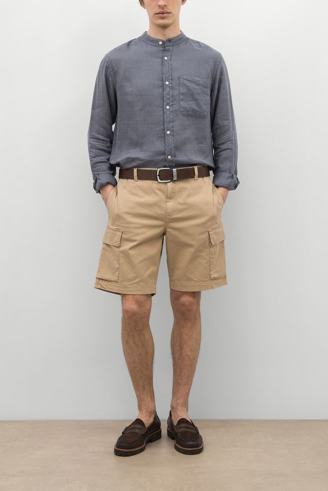 Рубашка BAND COLLAR LINEN