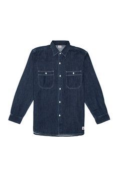 Джинсовая рубашка Work Blue dark used