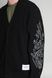 Кардиган Tatsu Cardigan Wool Knit Blend Black garment washed