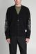 Кардиган Tatsu Cardigan Wool Knit Blend Black garment washed