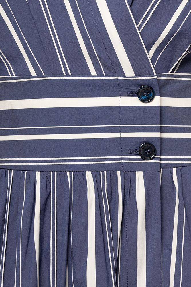 Платье STRIPED POPLIN LONG DRESS