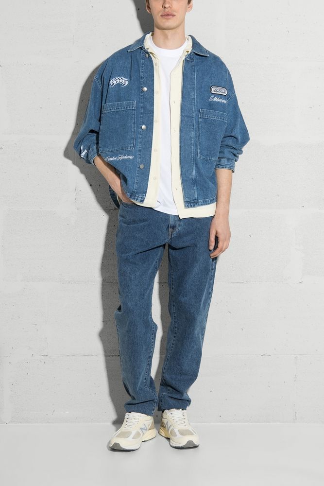 Джинсы Cosmos Arctic Blue mid marble wash 14.6oz