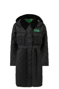 BARBOUR x GANNI Пальто PEPLUM