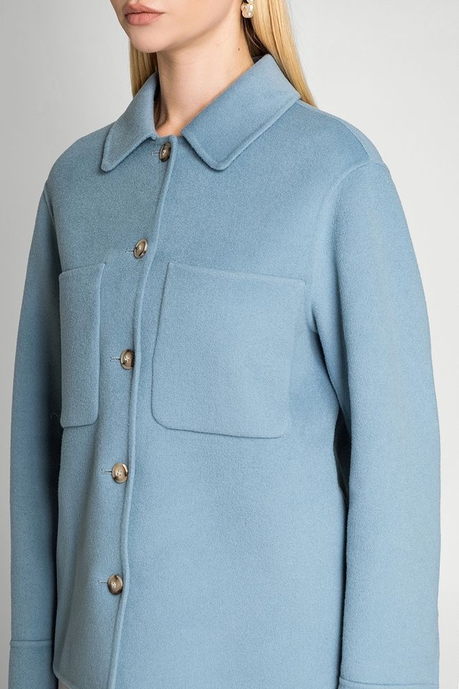 Овершот DOUBLE WOOL OVERSHIRT