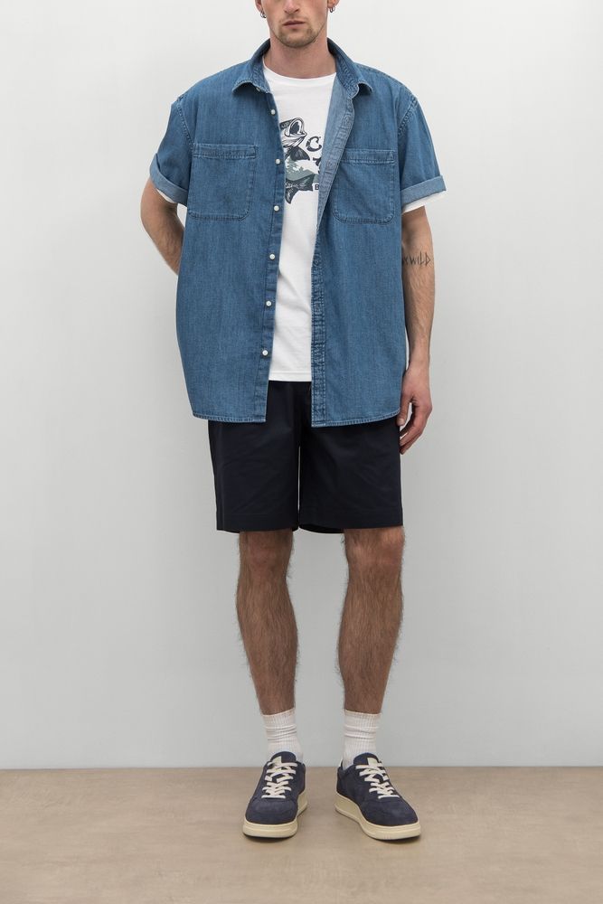Рубашка с коротким рукавом ASHBROOKE OS SHORT SLEEVE CHAMBRAY