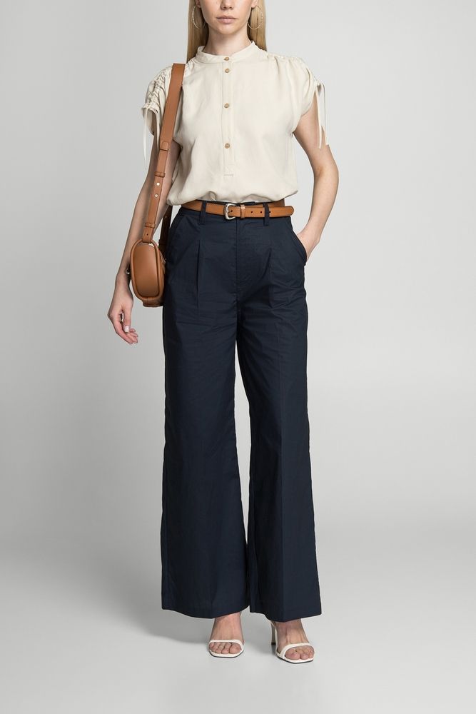 Брюки WIDE LEG CHINO TROUSER