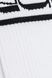 Носки Striped Socks White/Black garment washed